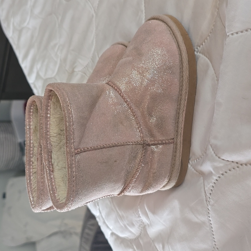 Old Navy Pink Sparkle Boots
